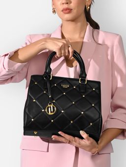Lavie Luxe - Women's Stud Shelly Medium Satchel Handbag (M)