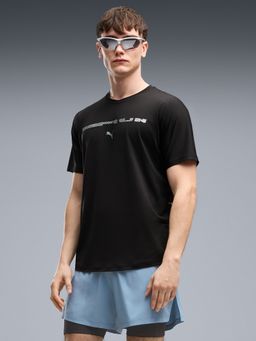 Puma - Brightstride Cloudspun Black Men's Running T-Shirt