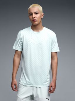 Puma - Cloudspun Turquoise Men's All-Over-Print Training T-Shirt