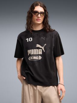 Puma - King Black Men's Graphic Relaxed T-Shirt