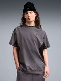 Puma - Tech Grey Men's Relaxed Warp Knit T-Shirt