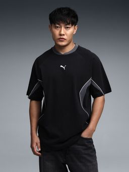 Puma - Sport Black Men's Relaxed Colourblocked T-Shirt