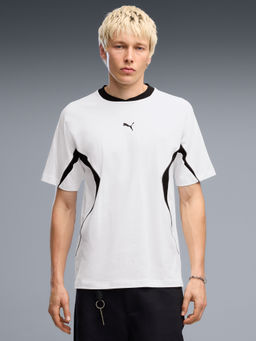Puma - Sport White Men's Relaxed Colourblocked T-Shirt