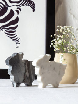 Home Couture Collective - Vache Marble Coasters (Pack of 2)