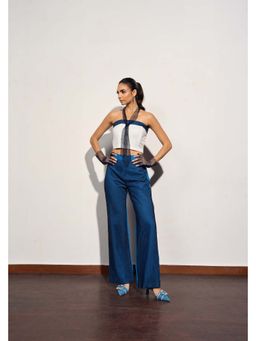 Clothes on my mind - Spotlight Blue Top with Pant Co-Ord's