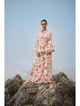 Raas Life - Gauri Cream Jacket With Pant Co-Ord's