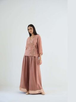 Raas Life - Pansy Kaveri Pink Top With Pant