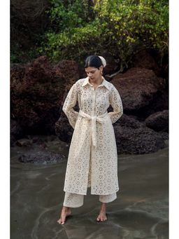 Raas Life - Zinnia Cream Tunic With Pant Co-Ord's