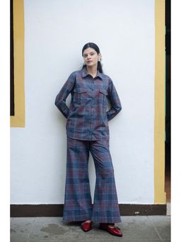 Raas Life - Roma Blue Shirt With Pant Co-Ord's