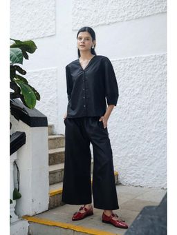 Raas Life - Missu Black Top With Pant Co-Ord's