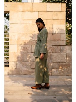 Raas Life - Pansy Green Top With Pant Co-Ord's