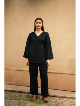 Raas Life - Pansy Black Top With Pant Co-Ord's