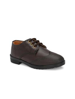 Stefens - Boy Brown Casual Oxfords