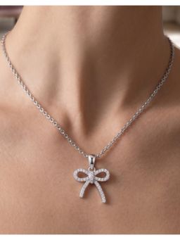 Anoree - Twinkle Knot Elegance Pendant with Chain
