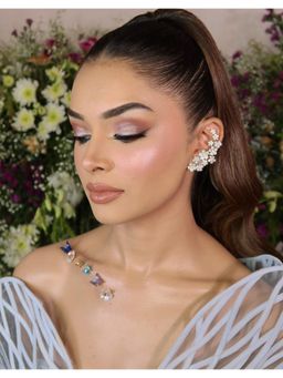 Anoree - Fleurion Spark Arc Cuff Earrings
