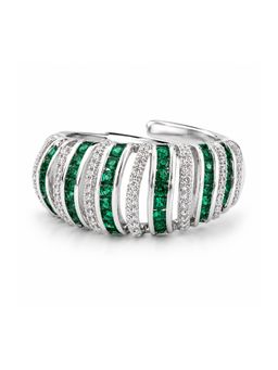 Anoree - Opulent Layers Emerald Ring