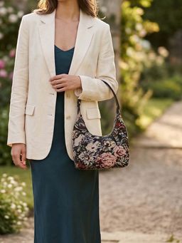 The House Of Ganges - Multi-Color Katie Small Handloom Handbag