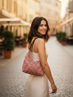 The House Of Ganges - Multi-Color Katie Small Handloom Handbag