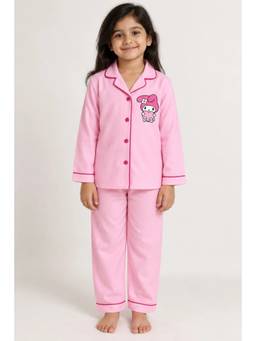 Shopbloom - Pink Sanrio Garden Print Long Sleeve Night Suit