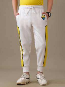 Kidsville - Official Minions Screen Graphic Printed Multicolor Joggers For Boys