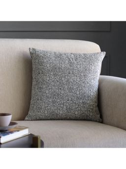 GM - Ethnic Square Cushion Cover Silver