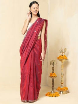 Fabindia - Cotton Silk Woven Chanderi Sari