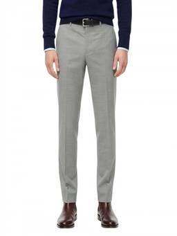 J.Crew - Light Grey Textured Trouser