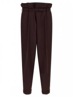 Saint Laurent - Dark Brown Slim Pleated Trouser (36)