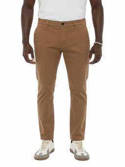 Department 5 - Brown Slim Solid Trouser (38)