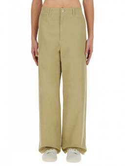 Burberry - Beige Straight Solid Trouser