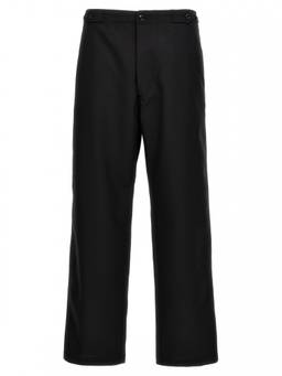Cellar Door - Black Straight Flat Front Trouser