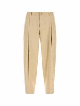 Dolce&Gabbana - Beige Tapered Pleated Trouser (34)