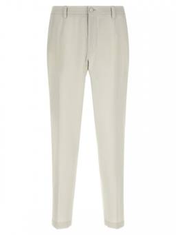 Dolce&Gabbana - Light Beige Poplin Trouser