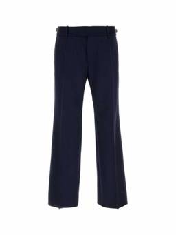 Dolce&Gabbana - Navy Blue Flat Front Trouser