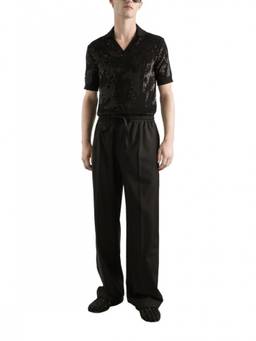 Dolce&Gabbana - Black Relaxed Drawstring Trouser (32)