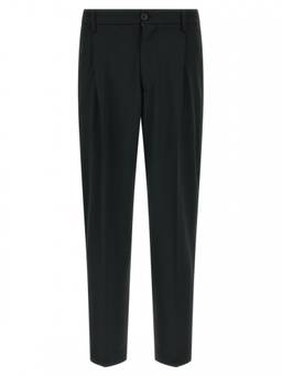 Department 5 - Black Relaxed Pleated Trouser (31)