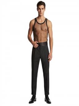 Dsquared2 - Black Regular Solid Trouser