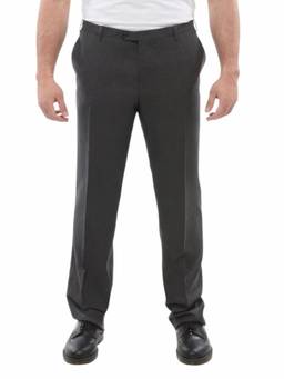 Corneliani - Grey Flat Front Trouser (42)