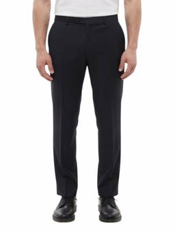 Corneliani - Black Flat Front Trouser (28)