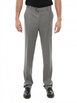 Corneliani - Grey Flat Front Trouser (42)