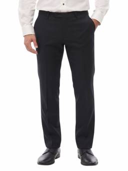 Corneliani - Black Flat Front Trouser (28)