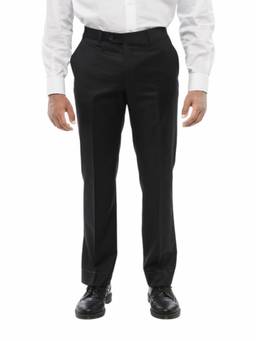 Corneliani - Black Flat Front Trouser (28)