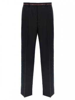Gucci - Blue Flat Front Trouser