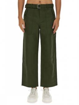 Maison Kitsune - Green Relaxed Trouser (34)