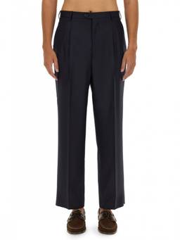 Etro - Dark Navy Pleated Trouser (34)