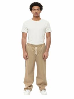 1989 STUDIO - Beige Relaxed Drawstring Trouser