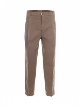 Briglia - Beige Regular Flat Front Trouser