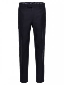 Etro - Blue Slim Flat Front Trouser
