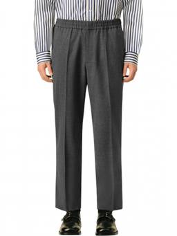 AMI Paris - Grey Straight Elasticated Trouser