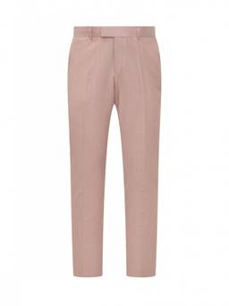 Boss - Pink Straight Flat Front Trouser (32)